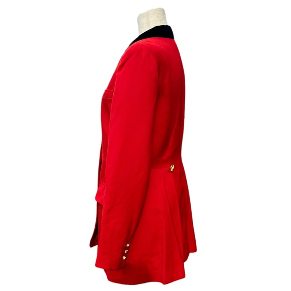 VINTAGE RALPH LAUREN RED EQUESTRIAN RIDING JACKET/ BLAZER Size 8 - Picture 7 of 13